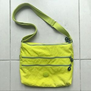 Yellow Kipling Shoulder Purse